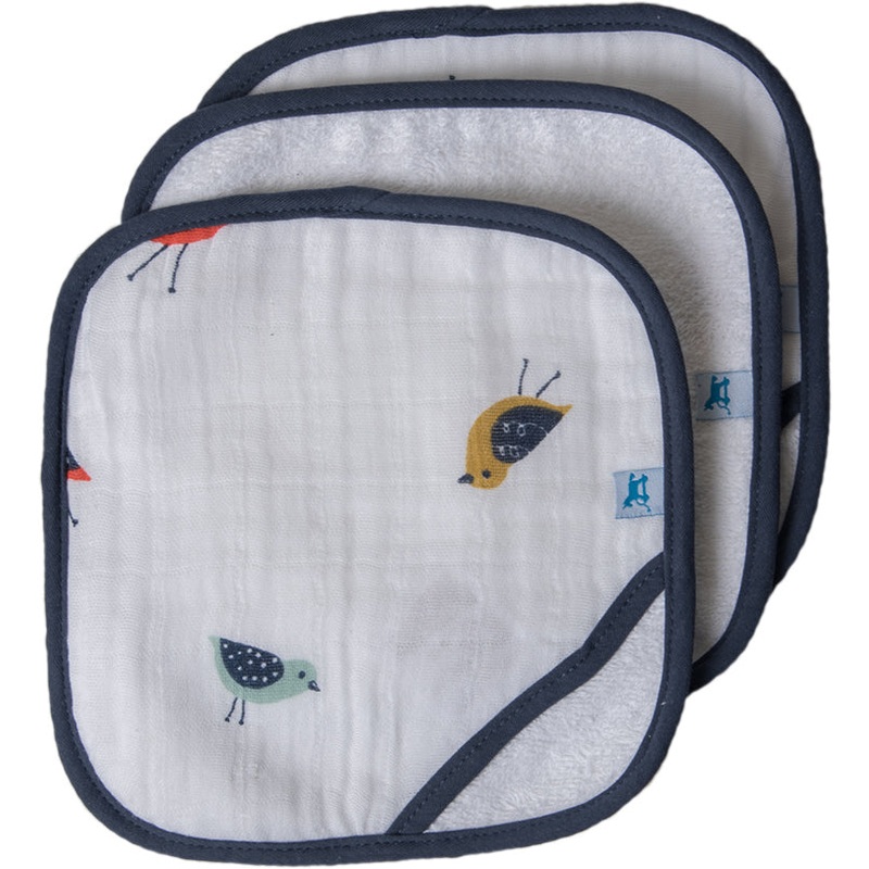 Little Unicorn 3 Pack Cotton Washcloth Set – Little Wings