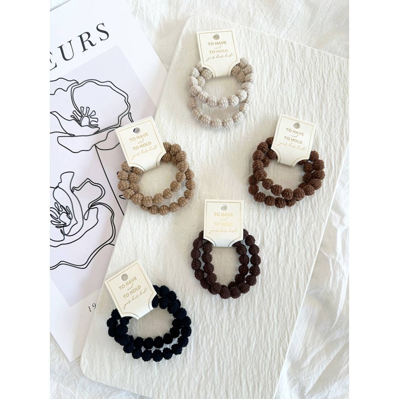 LoveLina Round Neutral Hair Ties
