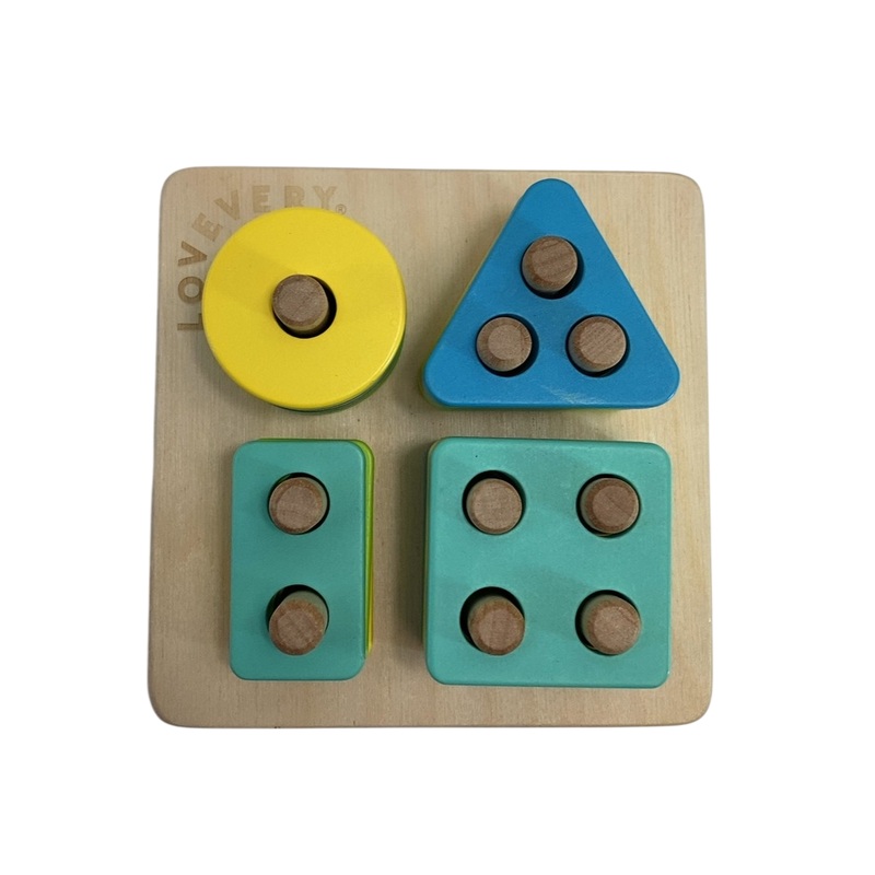 Lovevery Sort and Stack Peg Puzzle