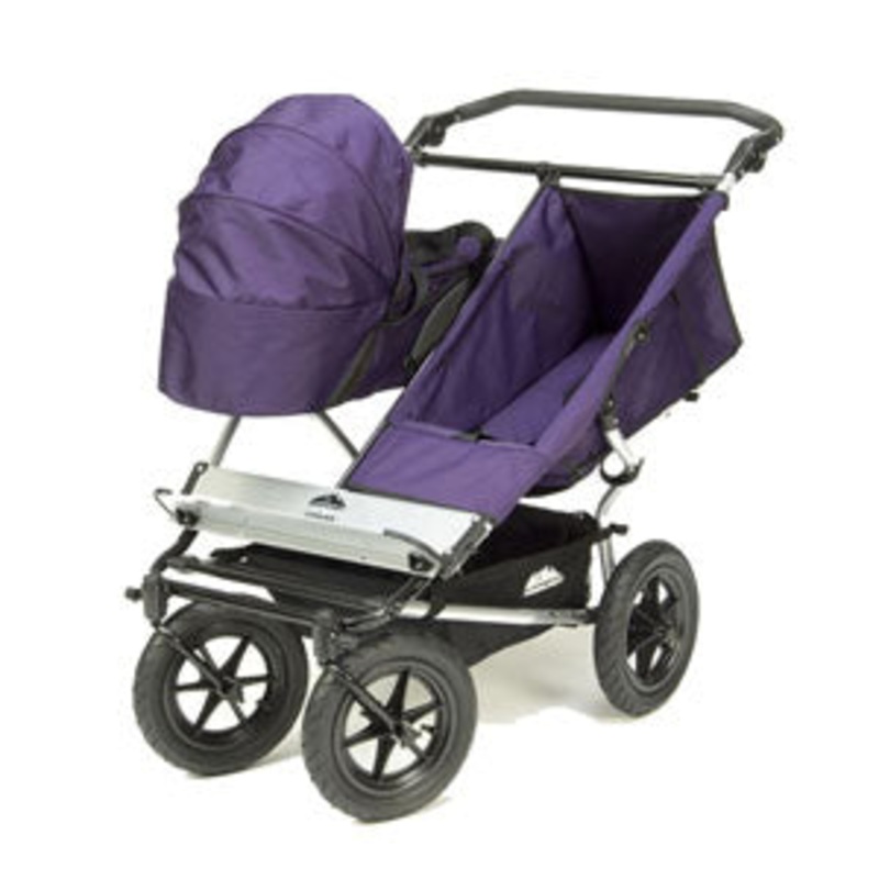 Mountain Buggy Universal Double Carry Cot in Plum