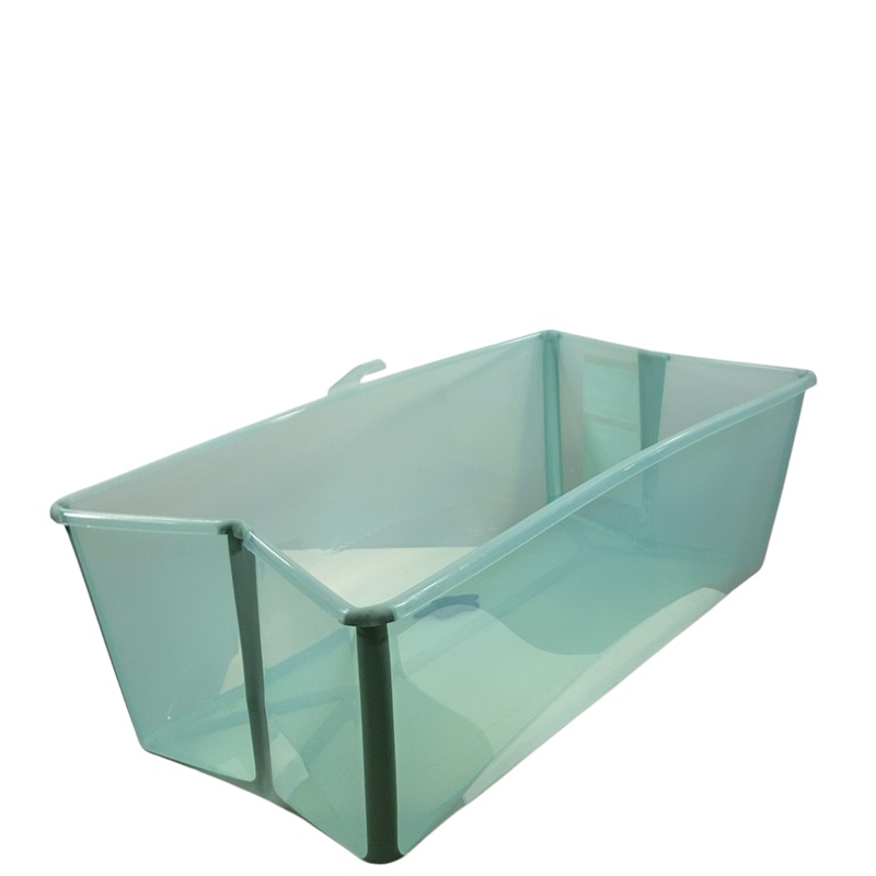 Stokke Flexi Bath Foldable Baby Bathtub, Soft Mint, XLarge