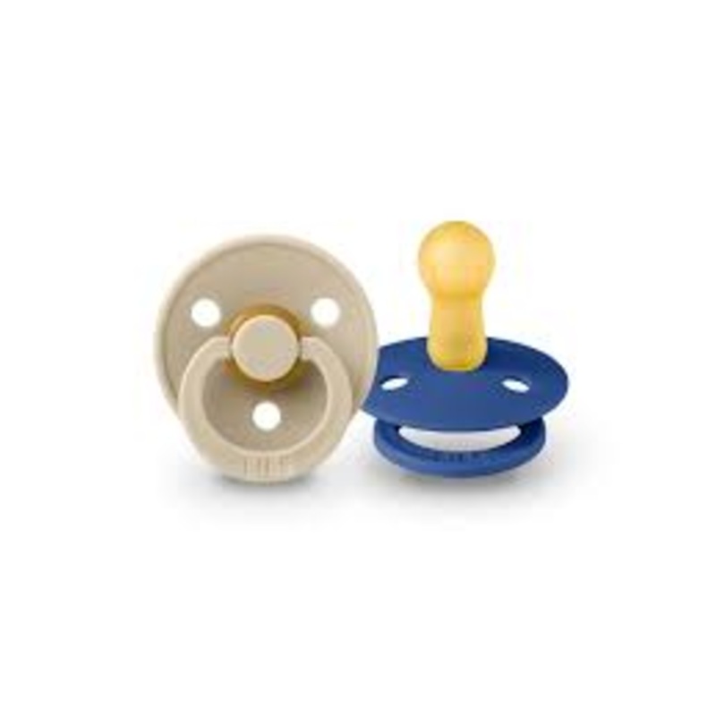 BIBS Pacifier 2 Pack – Vanilla + Cornflower