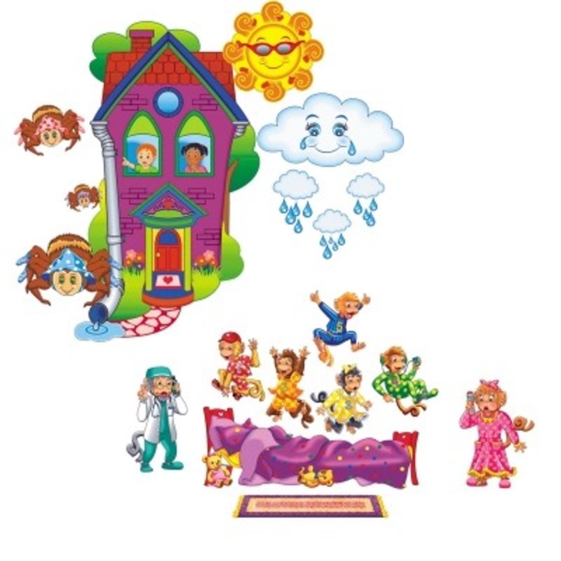 Bilingual Rhymes Flannelboard Set – Eency Weency Spider