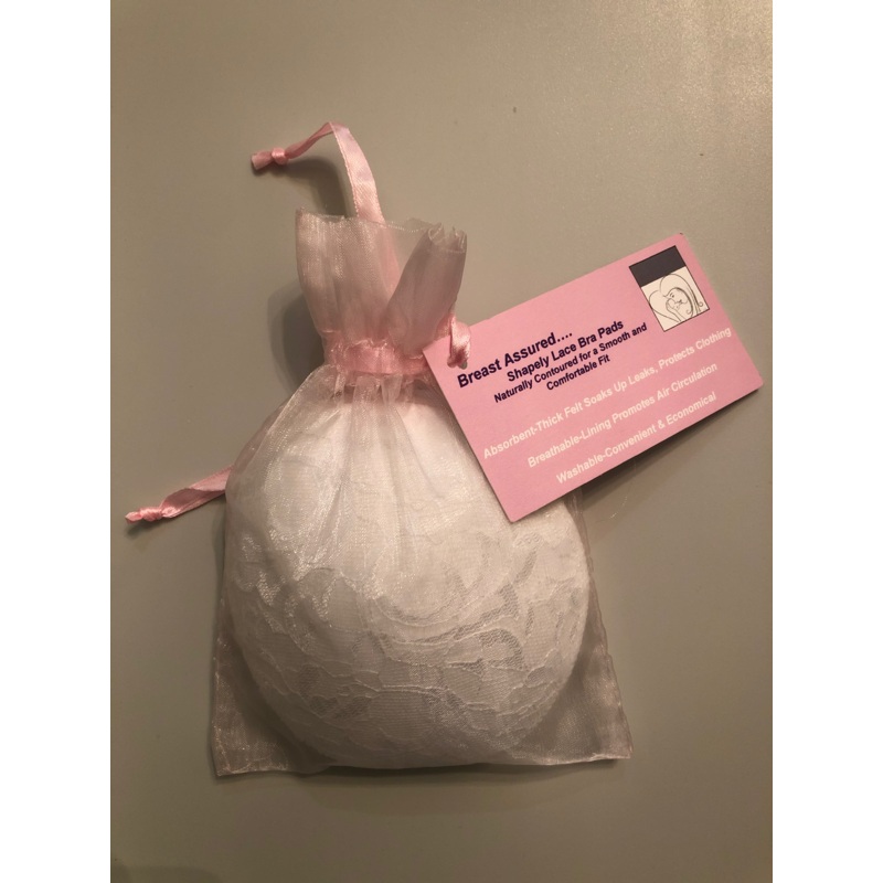 Healthy Horizons Shapely Lace Washable Nursing Pads 2 Pairs