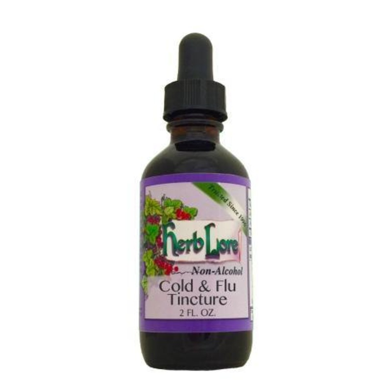 Herblore Cold Comfort Tincture (Cold & Flu Tincture) (Non-Alcohol) 2oz