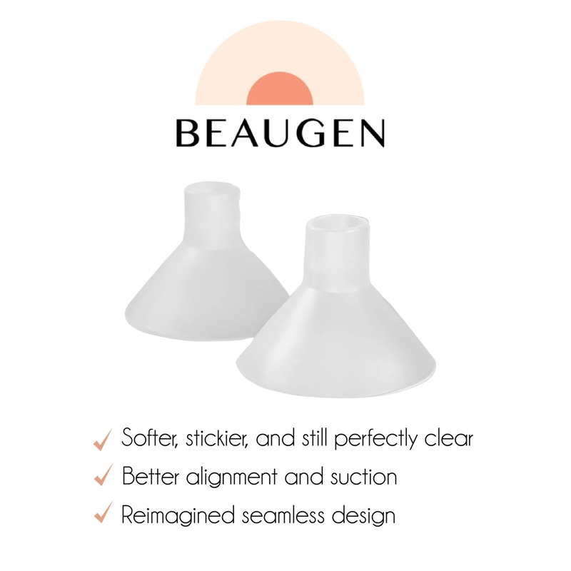 Beaugen Breast Pump Cushions (1 Pair) Clearly Comfy Cushions 2.0