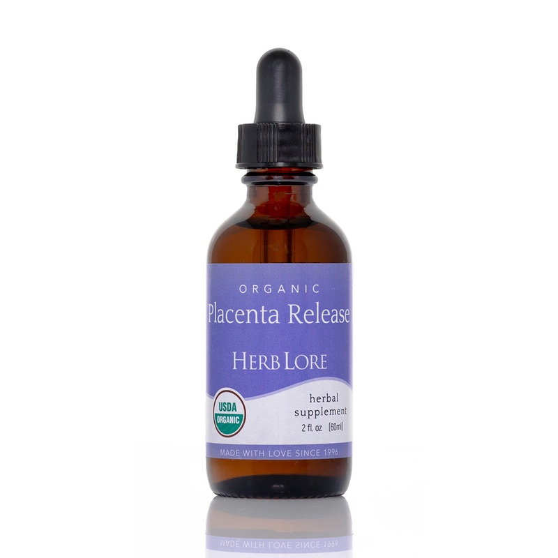 Herblore Placenta Release Tincture – Certified Organic 1oz