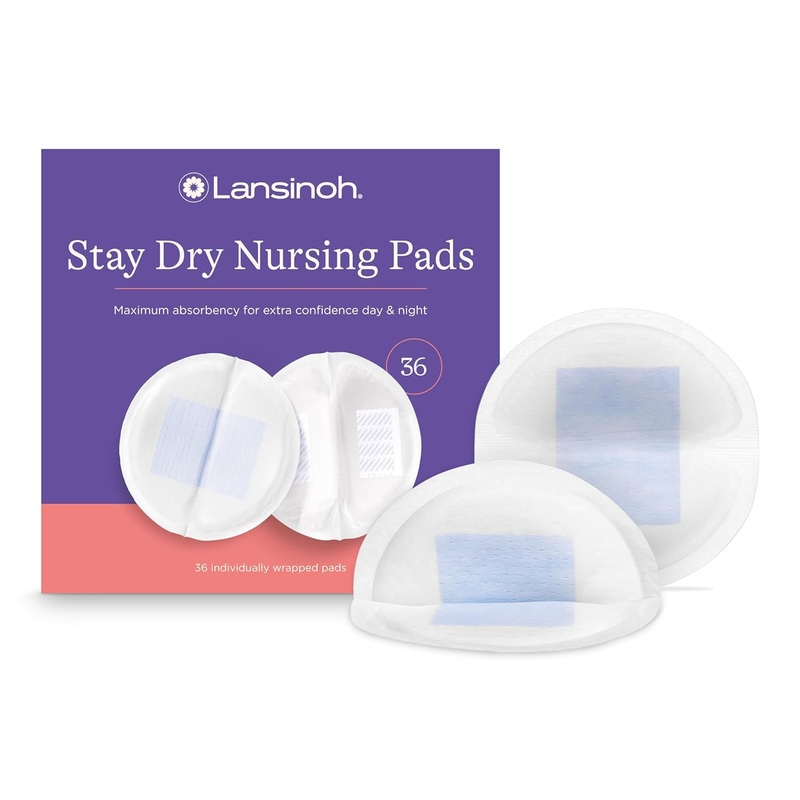 Lansinoh Stay Dry Disposable Nursing Pads 36 Count