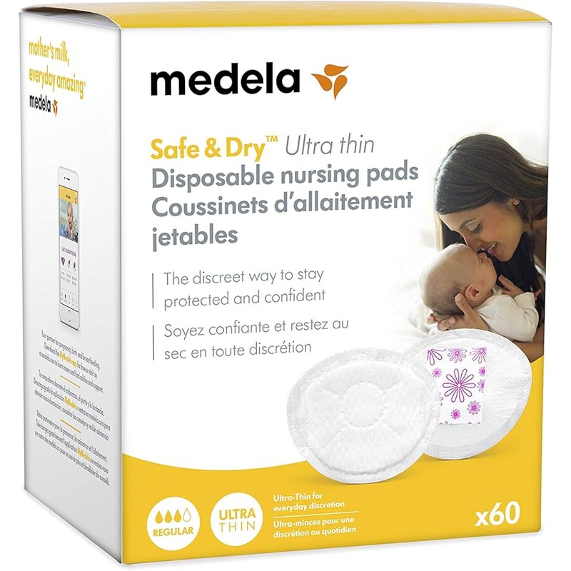 Medela Safe & Dry Ultra Thin Disposable Nursing Pads 120 Count