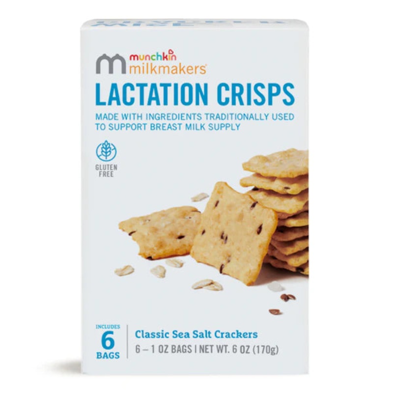 Milkmakers Lactation Crisps Sea Salt 1 box – 6 bags