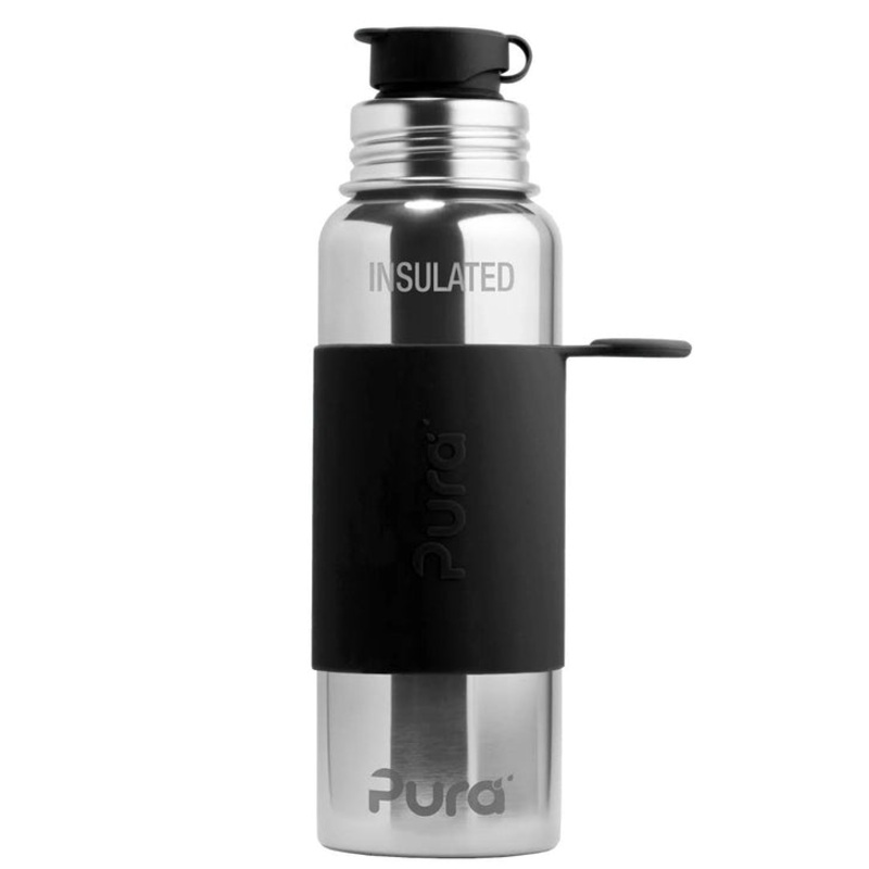Pura Big Mouth Sport Insulated Bottle 22oz Black
