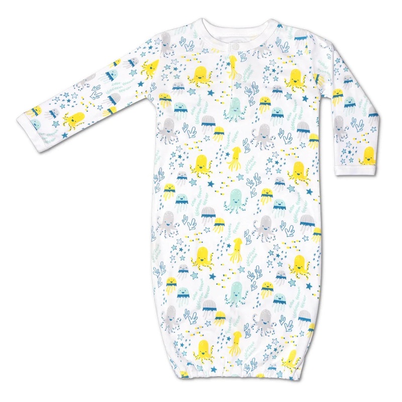 Apple Park Organic Cotton Sleep Gowns Sloth 6-9 Months