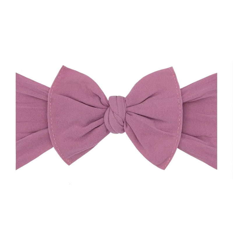 Baby Bling Bows Itty Bitty Knot Rose Quartz