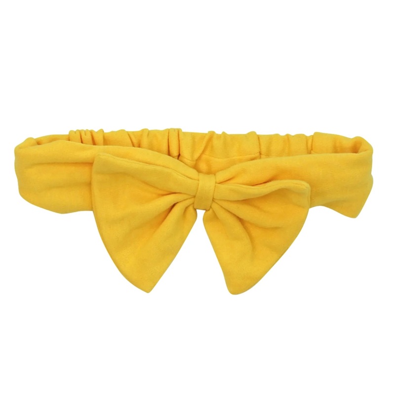 Babysoy Bow-Tie Head Wrap Sunshine