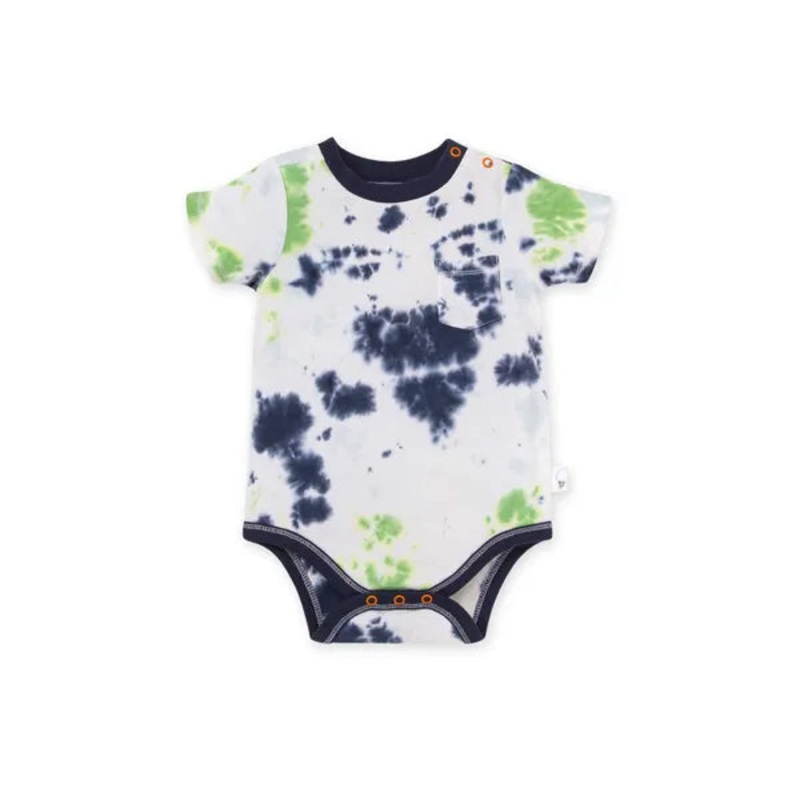Burt’s Bees Baby Beachy Tie Dye Organic Cotton Bodysuit Newborn