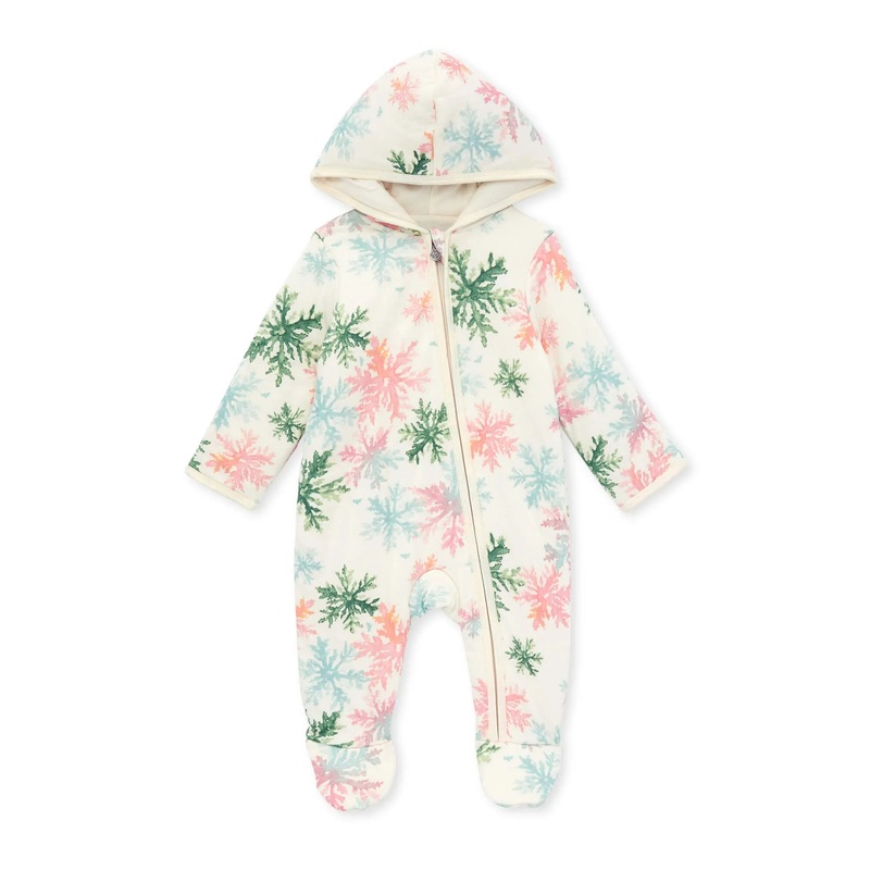Burt’s Bees Baby Organic Quilted Cotton Bunting 0-3 Months Snowy Crystals