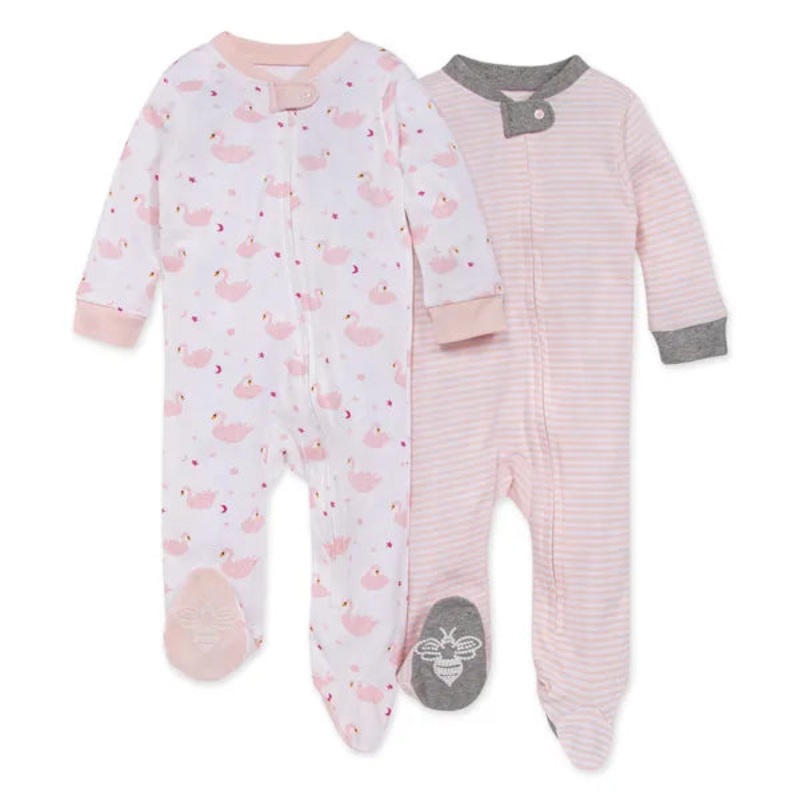 Burt’s Bees Baby Organic Sleep & Play 2 Pack Newborn Giraffes