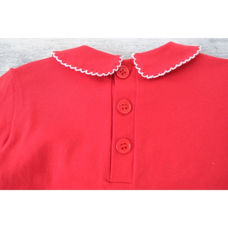 Ellejane Baby Footie Onesies Red 3 Months