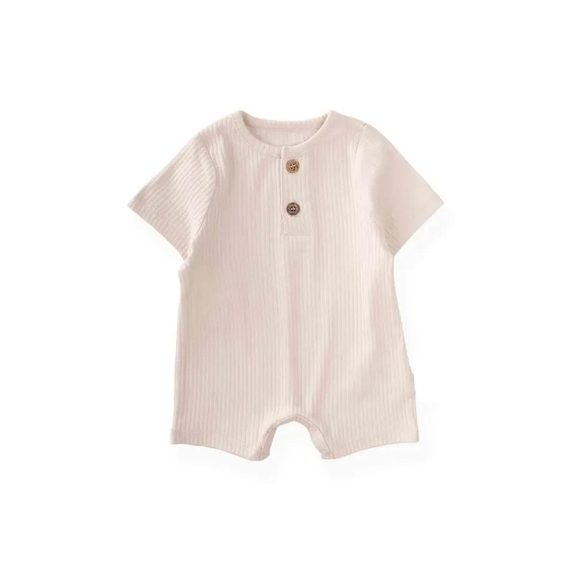 Himmelberg Baby Gender Neutral Baby Romper Cream 0-3 Months