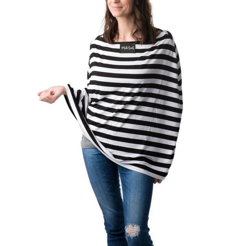 Milk Snob Covers Black & White Signature Stripe