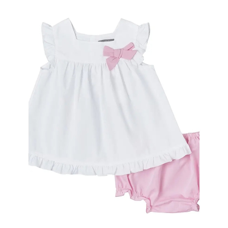 Petit Confection Crepe Ruffle Tunic 3 Months