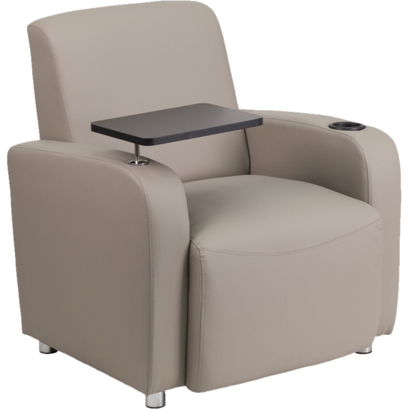 The Perfect Mother’s Room Chair with Tablet & Cupholder Gray