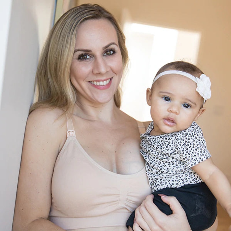 Tootsie Mama Universal Hands Free Breast Pumping & Nursing Bra – Freedom Basic Freedom Basic Nude M