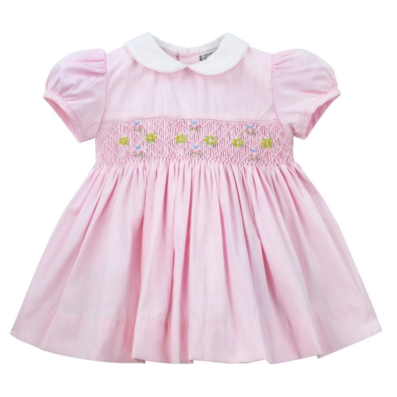 Julius Berger & Carriage Boutique Picque Classic Pink Dress 3 Months