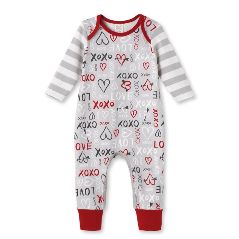 Tesa Babe Baby Valentine Love Bamboo Romper 6-9 Months