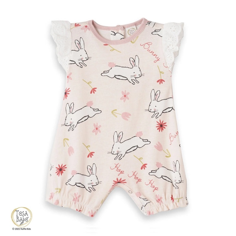 Tesa Babe Easter Parade Cotton Romper 3-6 Months