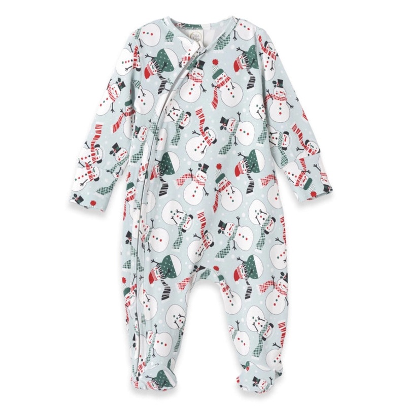 Tesa Babe Frosty Bamboo Baby Zipper Romper 3-6 Months