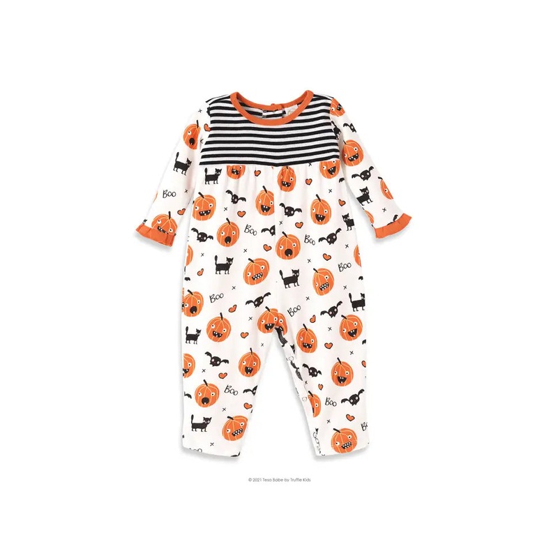 Tesa Babe Playful Pumpkins Cotton Romper 3-6 Months