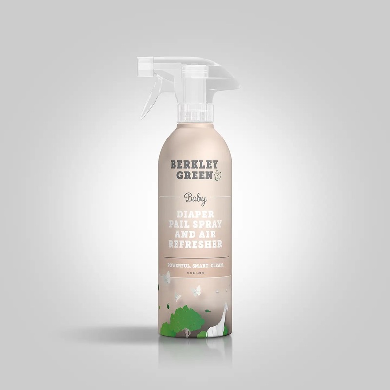 Berkley Green Eco Baby Diaper Pail Spray & Air Refresher 16oz