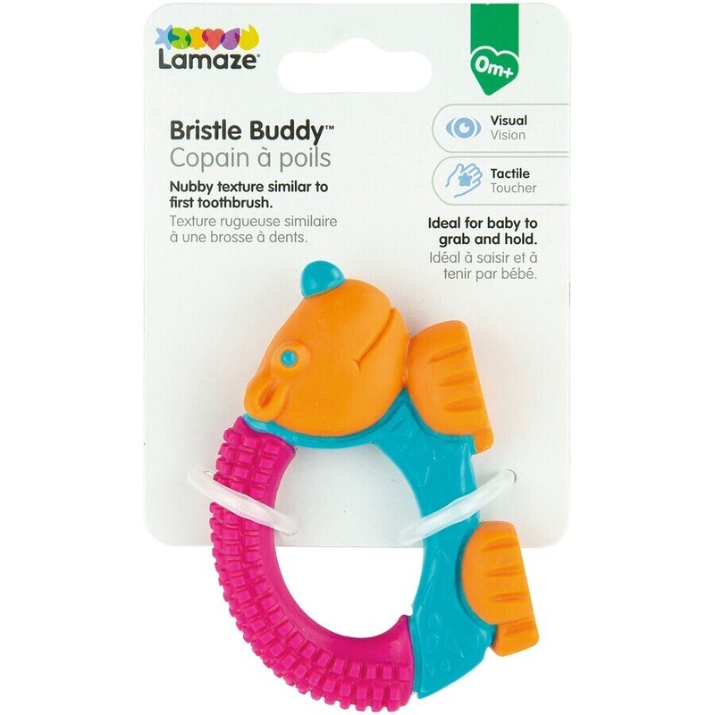 Boon Lamaze The First Years Bristle Buddy Teether Green