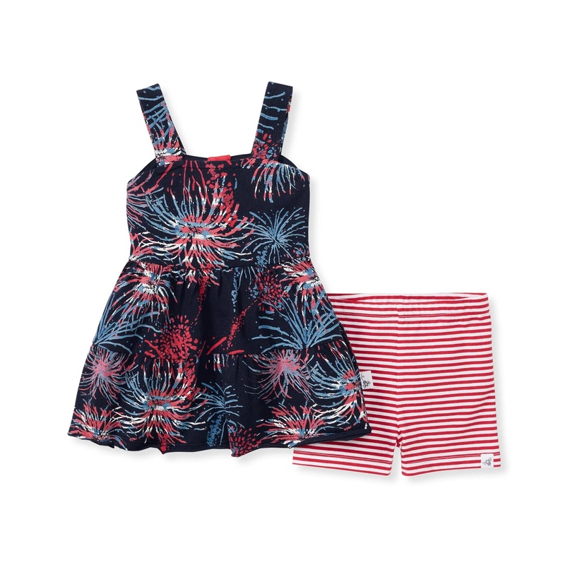 Burt’s Bees Baby Celebrate America Dress & Shorts Set 0-3 Months