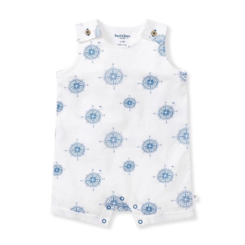 Burt’s Bees Baby Little Explorer Organic Cotton Romper 0-3 Months