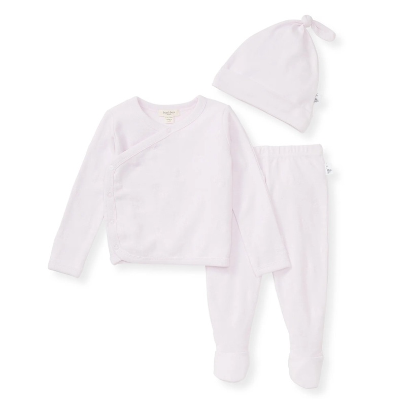 Burt’s Bees Baby Raised Terry Bee Take Me Home Set Preemie Sweet Lavender