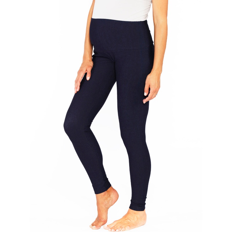 Maternity Deluxe Tummy Support Jegging – Dark Denim XS