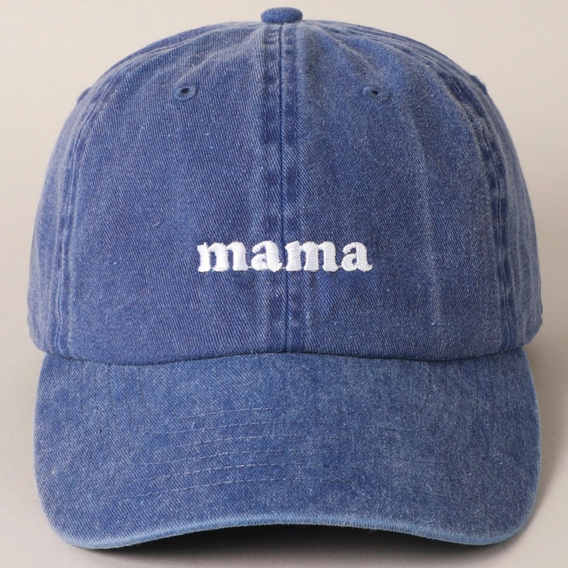 Newhattan Embroidered Hats Dad Black