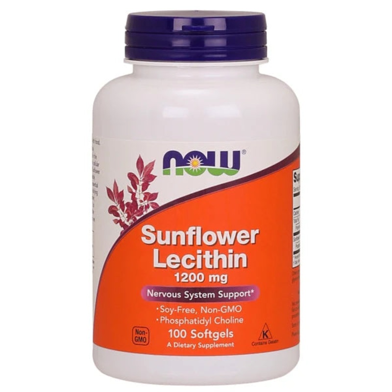 NOW Foods Sunflower Lecithin 100 softgels