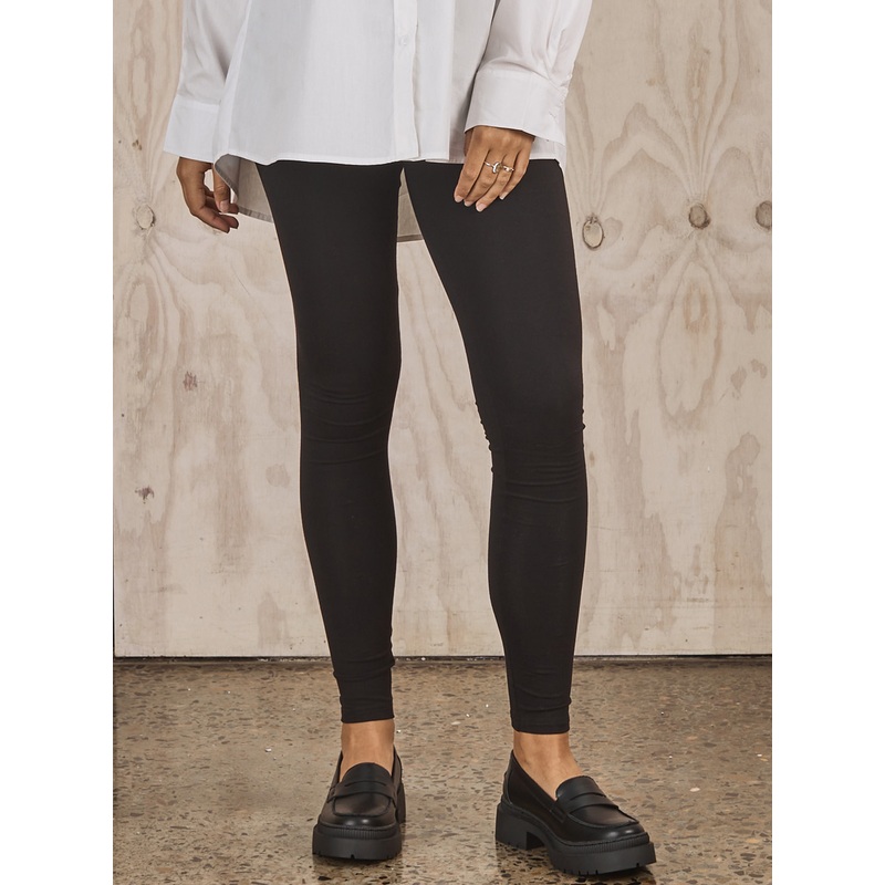 Winter Weight Over The Bump Maternity Legging – Black XS