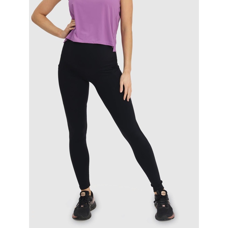 Full length Sports Maternity Legging  in Black XS
