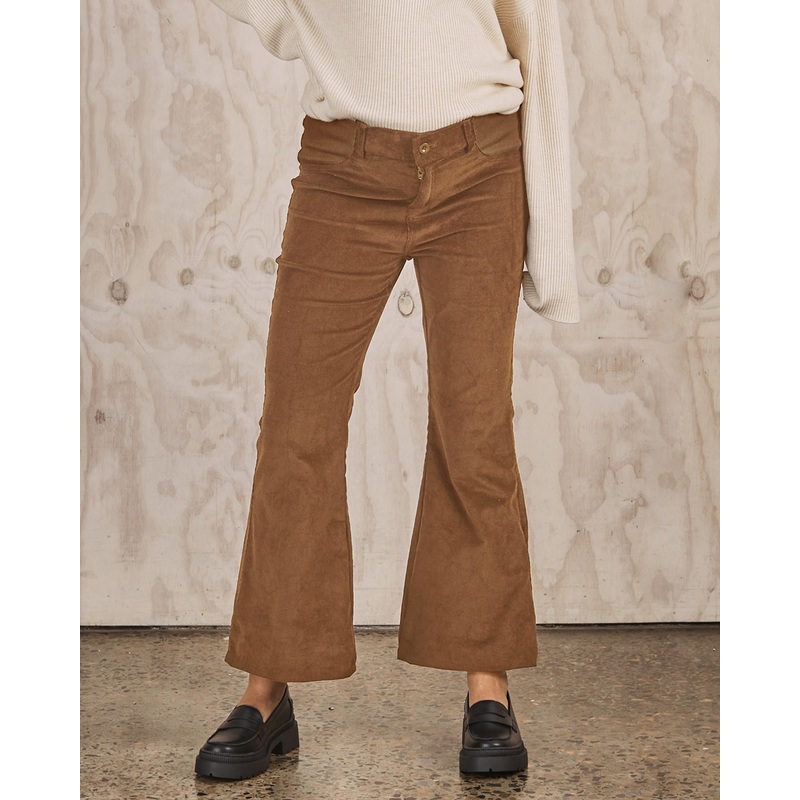 Anne Maternity Corduroy Flare Pants- Camel Camel XS 924CM-#J14