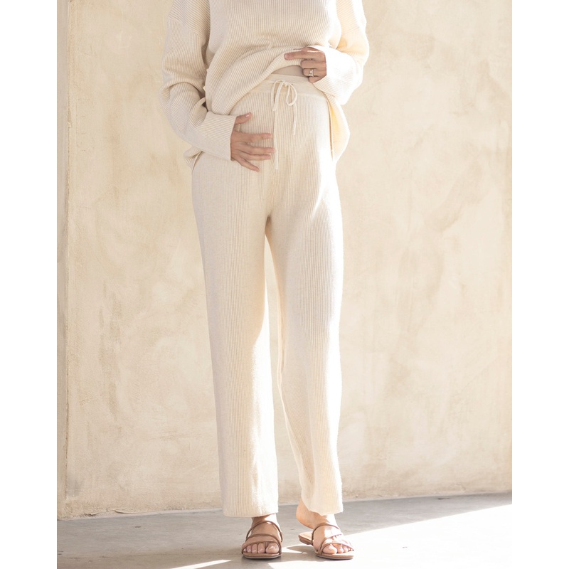 Cecil Maternity Loungewear Pants in Cream XS