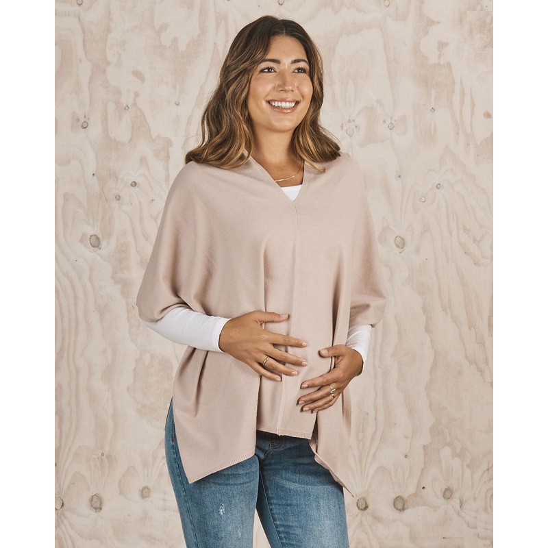 Luxury Moozie Mama Wrap/Poncho Maternity & Nursing Cover Free Size M2105DP-#D-6