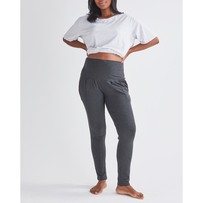 Eden Ultra Soft Maternity Lounge Pants in Charcoal XS